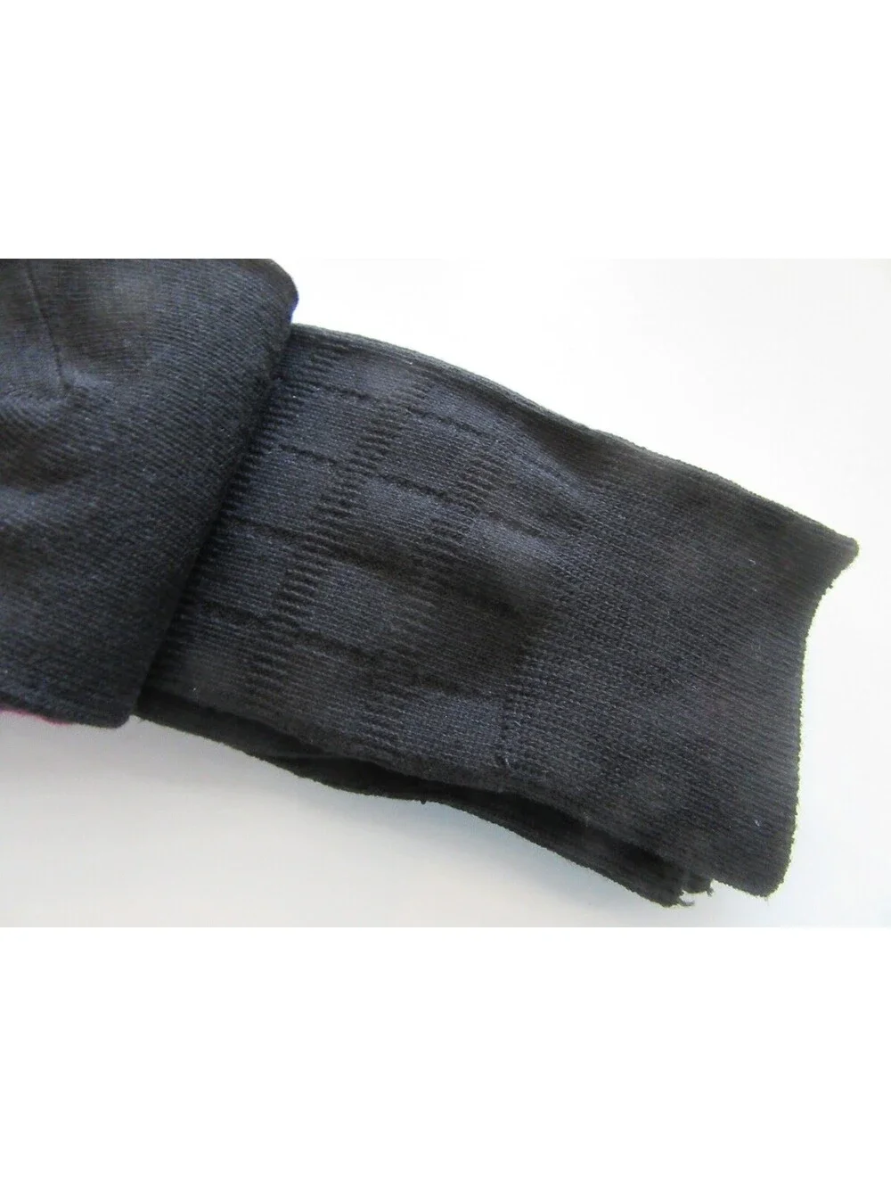 Van Heusen Premium Crew Dress Socks Black & Purple Argyle / Black 4 Pack NWT